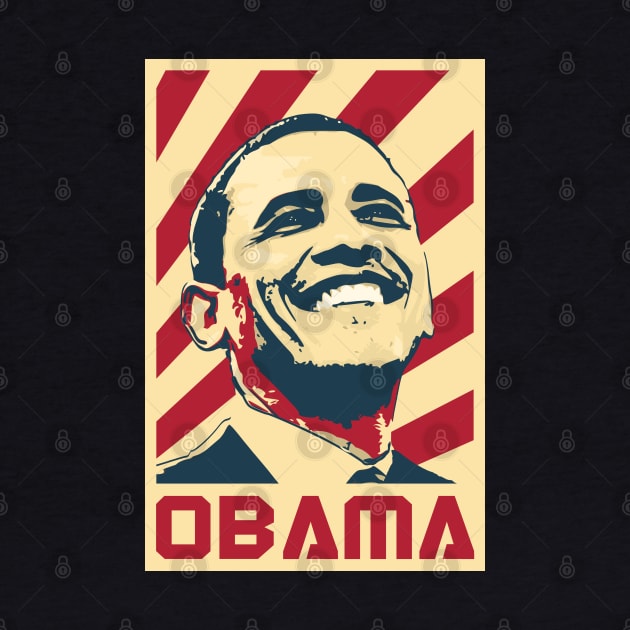 Obama Retro Propaganda by Nerd_art